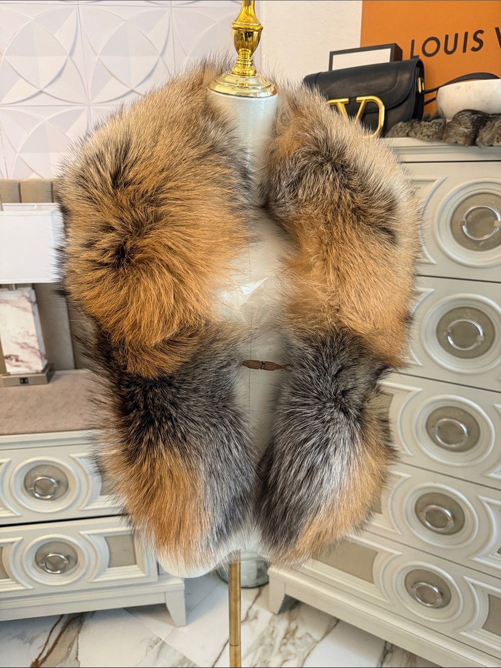 Real Fox fur scarf stunning